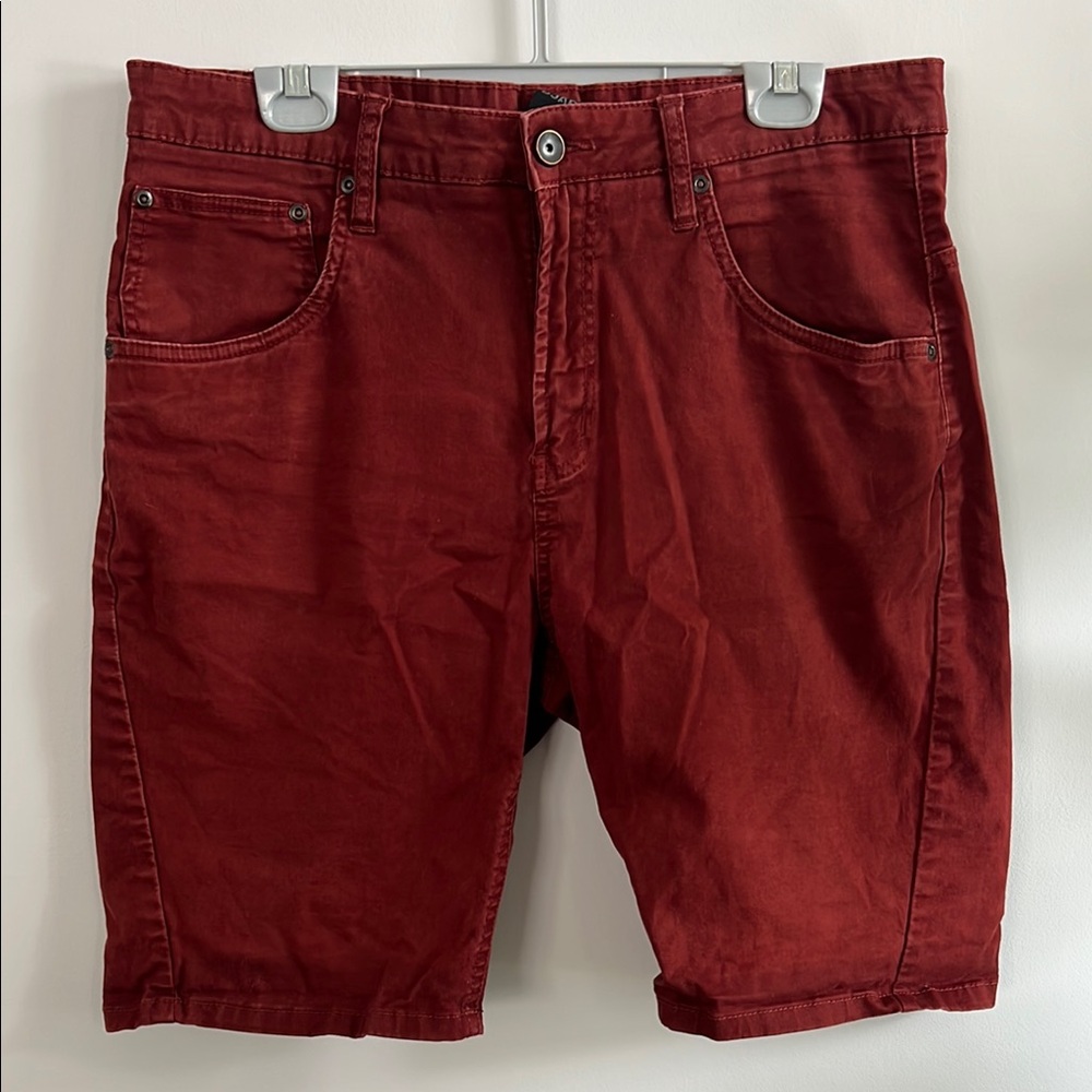 Men's Red Casual Shorts